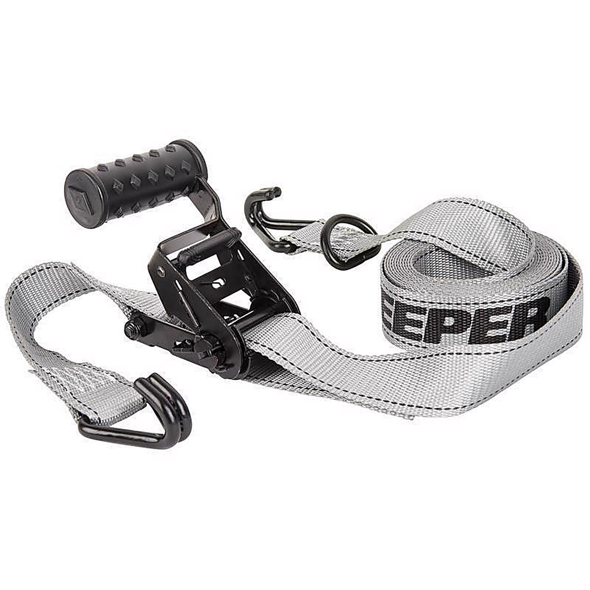 Keeper 45525 1.5 in. W x 14 ft. L Gray Tie Down Strap 1000 lb. 1/Pack