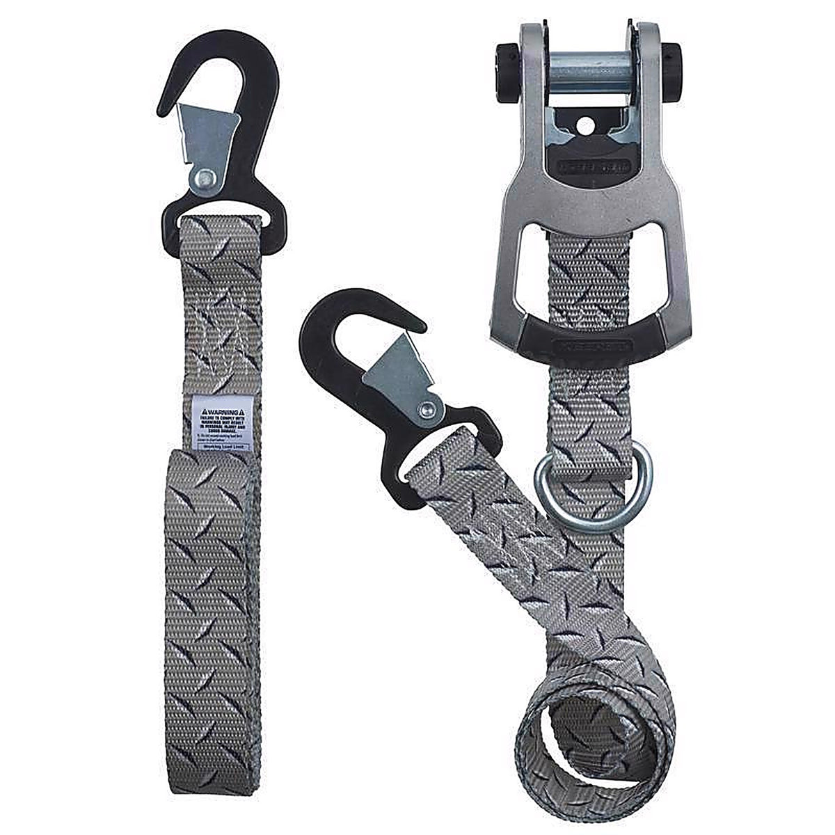 Keeper 47350 1.25 in. W x 8 ft. L Gray Tie Down Strap 1000 lb. 1/Pack