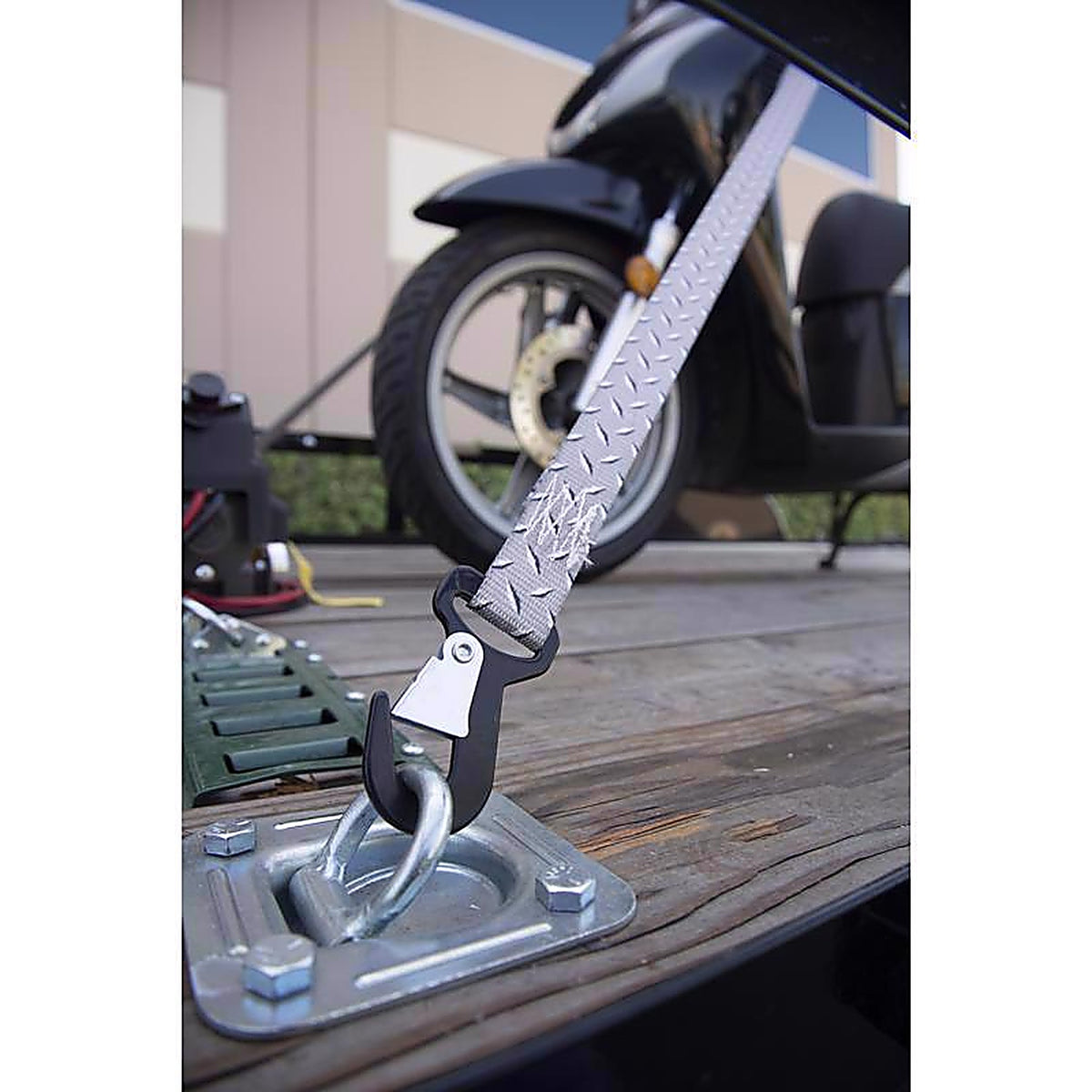 Keeper 47350 1.25 in. W x 8 ft. L Gray Tie Down Strap 1000 lb. 1/Pack