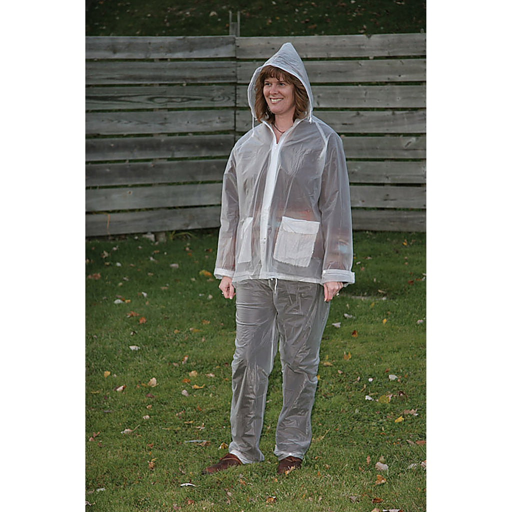 Boulder Creek 61101CM Clear Vinyl Three Piece Rain Suit