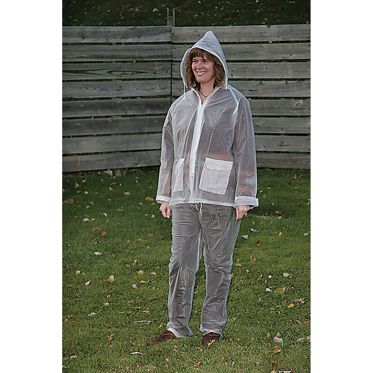 Boulder Creek 61102CM Clear Vinyl Three Piece Rain Suit