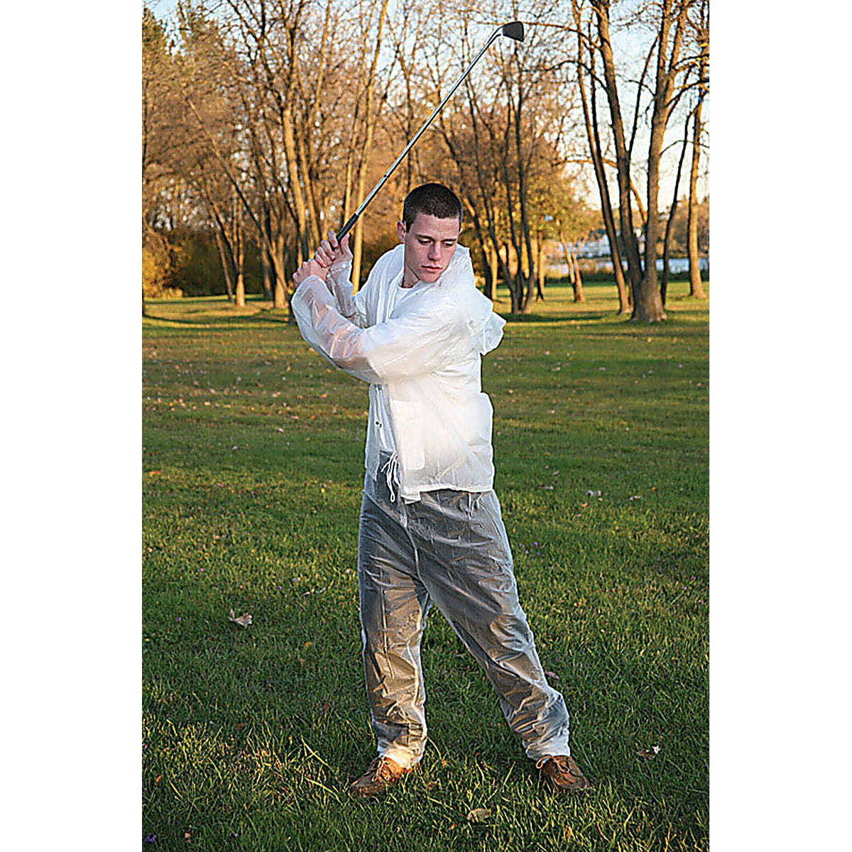 Boulder Creek 61103-CM Clear Vinyl Three Piece Rain Suit