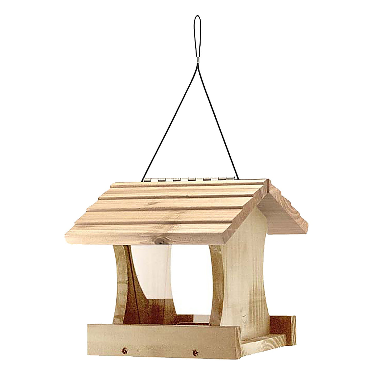 Audubon NARANCH4N Wild Bird 1.5 lb. Cedar Platform Bird Feeder 1 ports