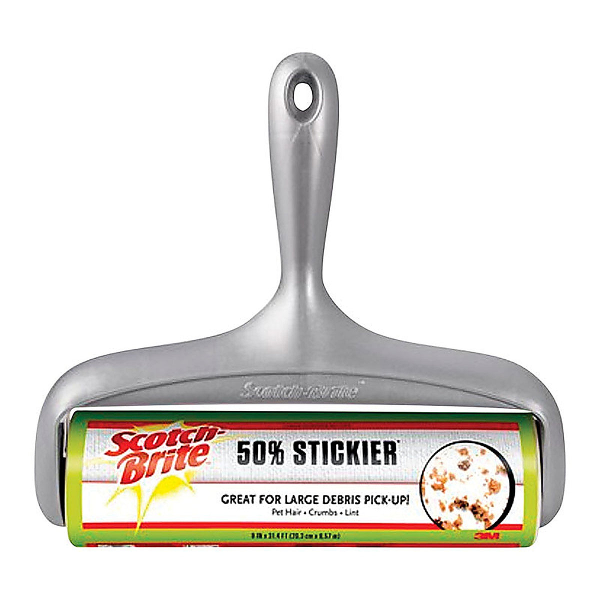 3M 830LSRS-60 Scotch-Brite Plastic Lint Roller 8 in. W