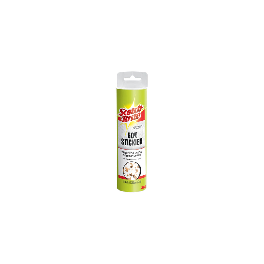 3M 830LSRFS-60 Scotch-Brite Plastic Lint Roller Refill 8 in. W