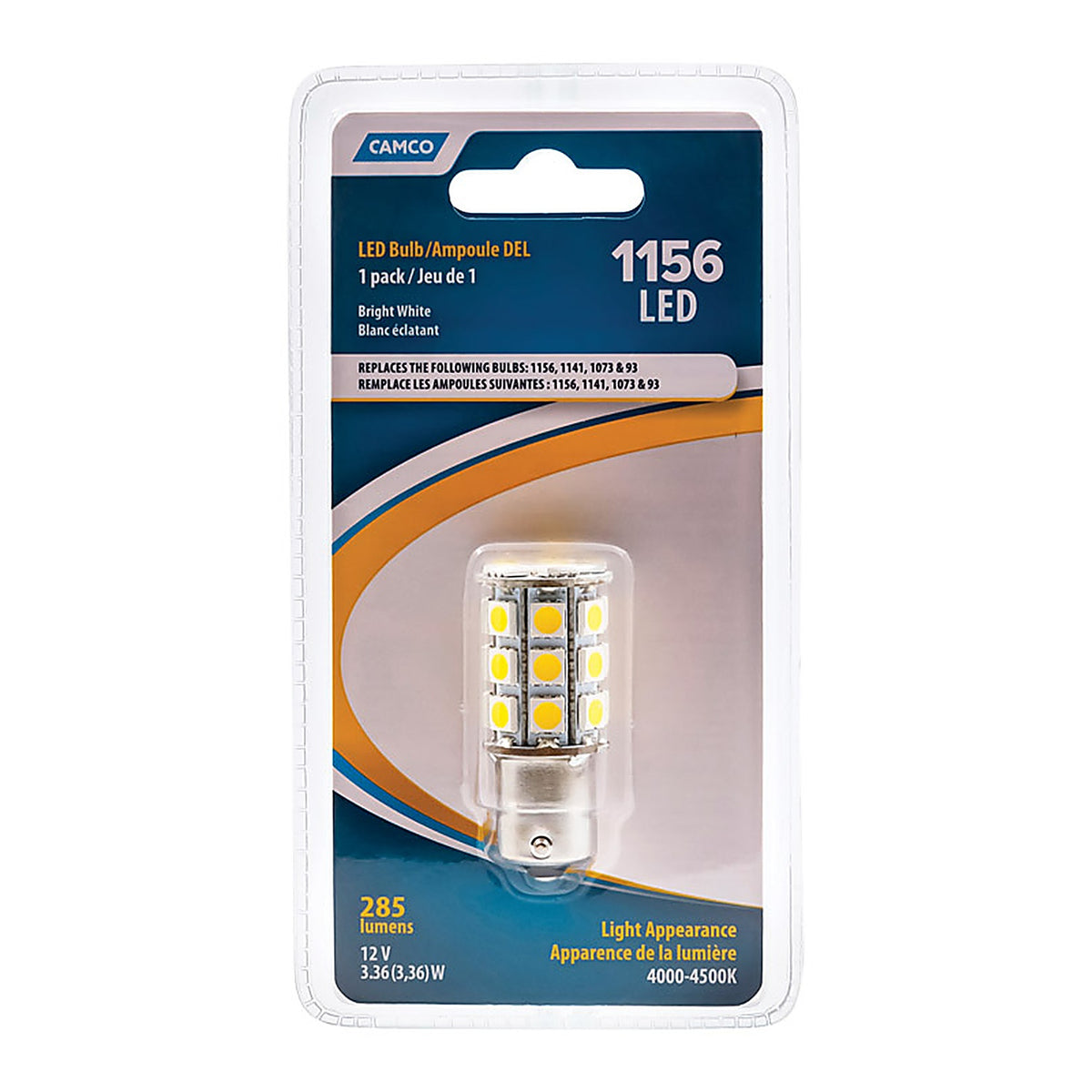 Camco 54605 LED Marker/Turn/Utility Automotive Bulb 1156