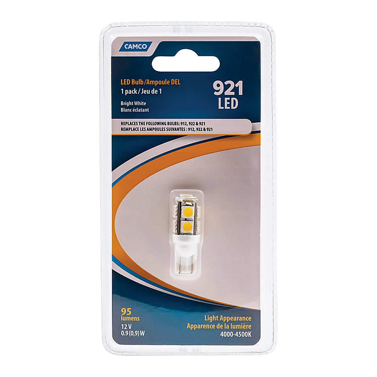 Camco 54623 LED Marker/Turn/Utility Automotive Bulb 921
