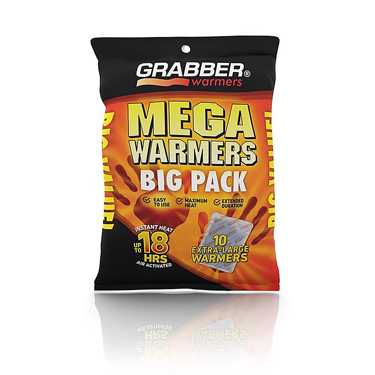 Grabber MWES10 Mega Hand Warmer 10/Pack