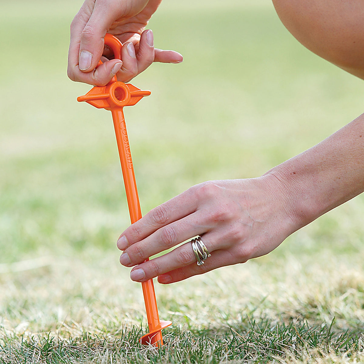 Coghlans 1802 Orange Tent Pegs 12.5 in. H x 3.100 in. W x 12.600 in. L 1/Pack