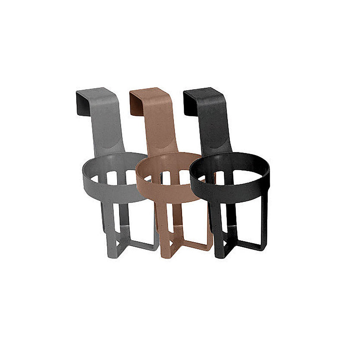 Custom Accessories 91117W Assorted Cup Holder 1/Pack Fits into most auto window channels
