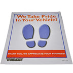 Dorman 9-2991 15 In. x 18 In. Paper Disposable Floor Mats