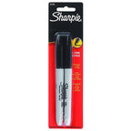 Sharpie 30162 Black Fine Tip Permanent Marker 2/Pack