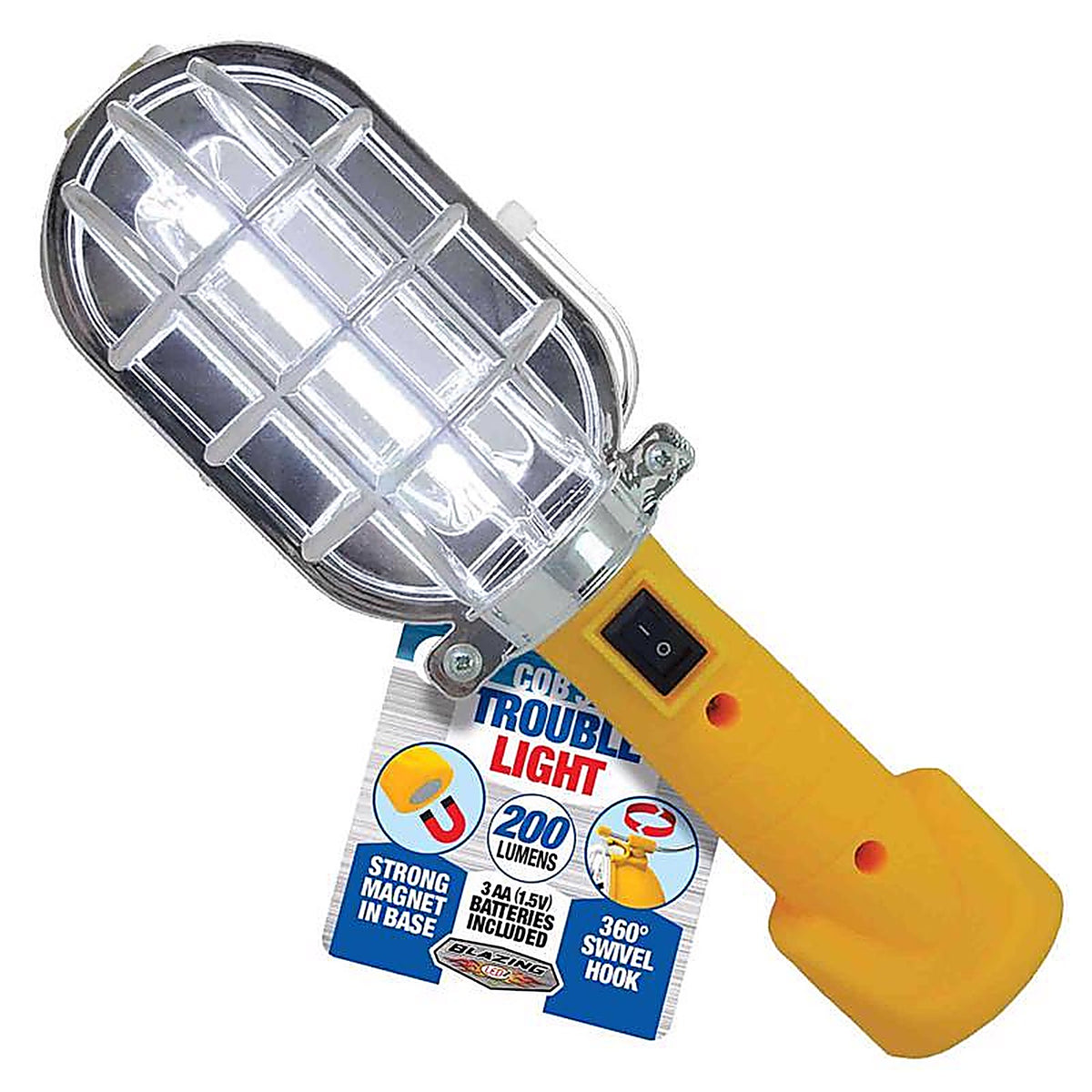 Shawshank LEDz 702465 Shawshank Blazing LEDz 240 lumens Assorted Trouble Light 8-1/4 in.