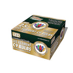 Holiday Bright Lights BU25FLDSC9-TMUA LED C9 Multi-color Replacement Christmas Light Bulbs