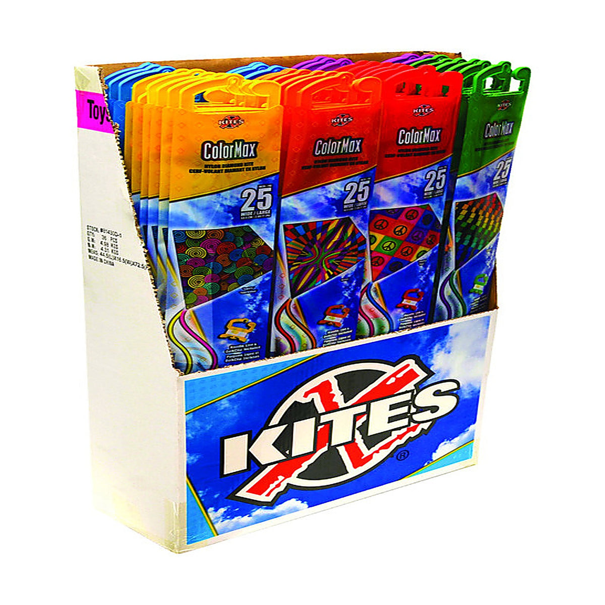 BrainStorm 81430D X Kites ColorMax Kites Nylon 3/pc.