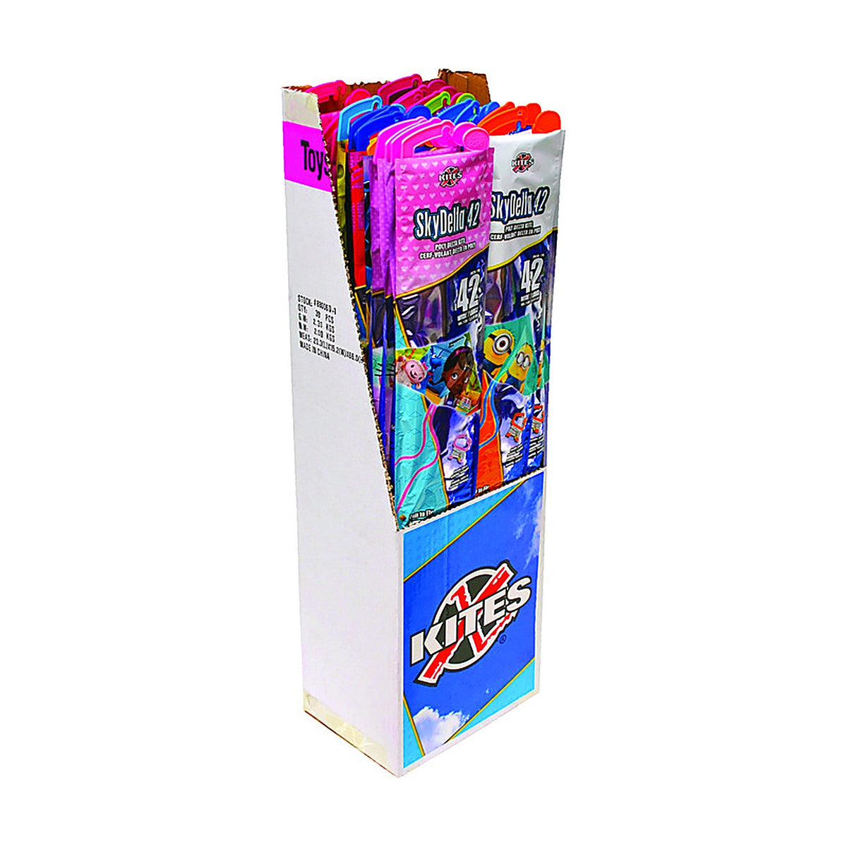 BrainStorm 80640D X Kites Sky Delta 42 Kites Plastic 3/pc.