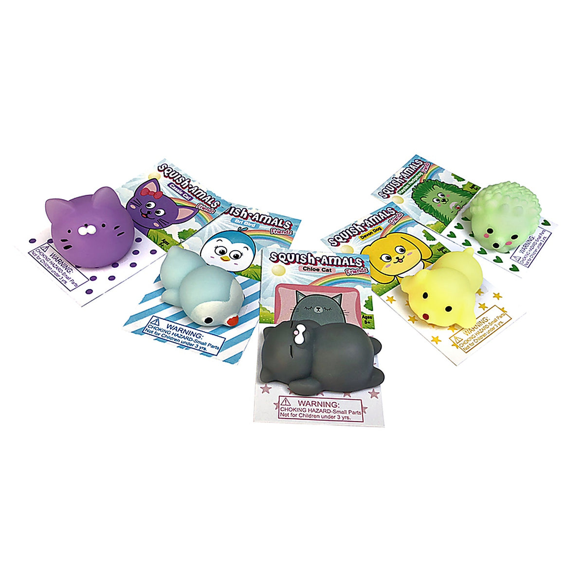 Zorbitz 2499 Zorbitz Squish-Amals Friendz Squishy Animal Toy Plastic