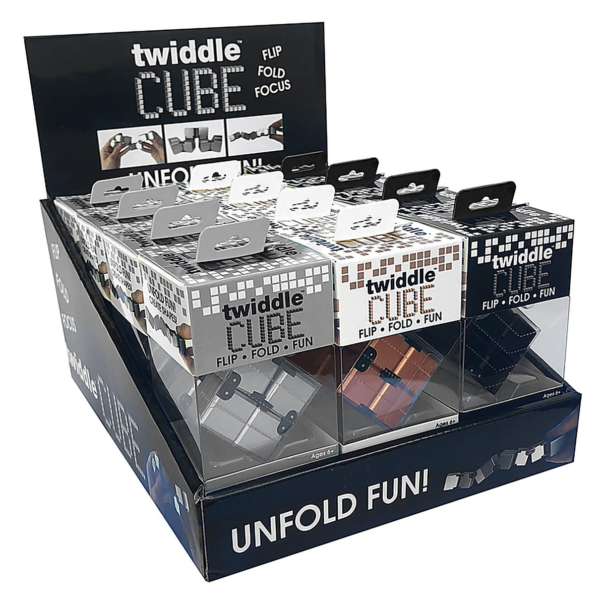 Zorbitz 2831 Zorbitz Twiddle Fidget and Puzzle Toy Metal/Plastic