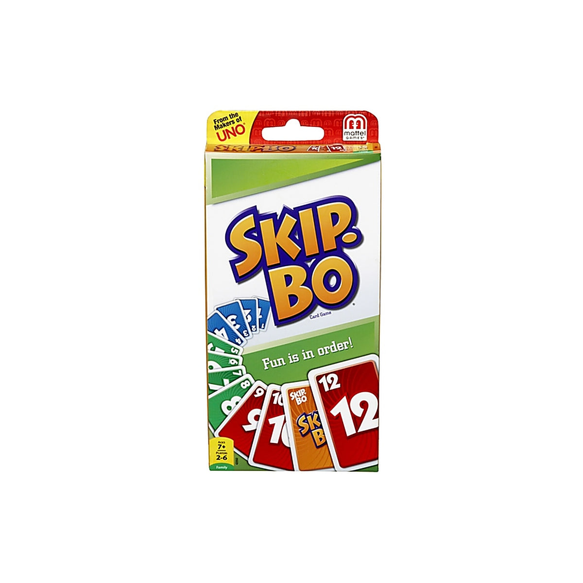 Mattel 42050 Games Skip-Bo Card Game Cardboard Multicolored 162/pc.