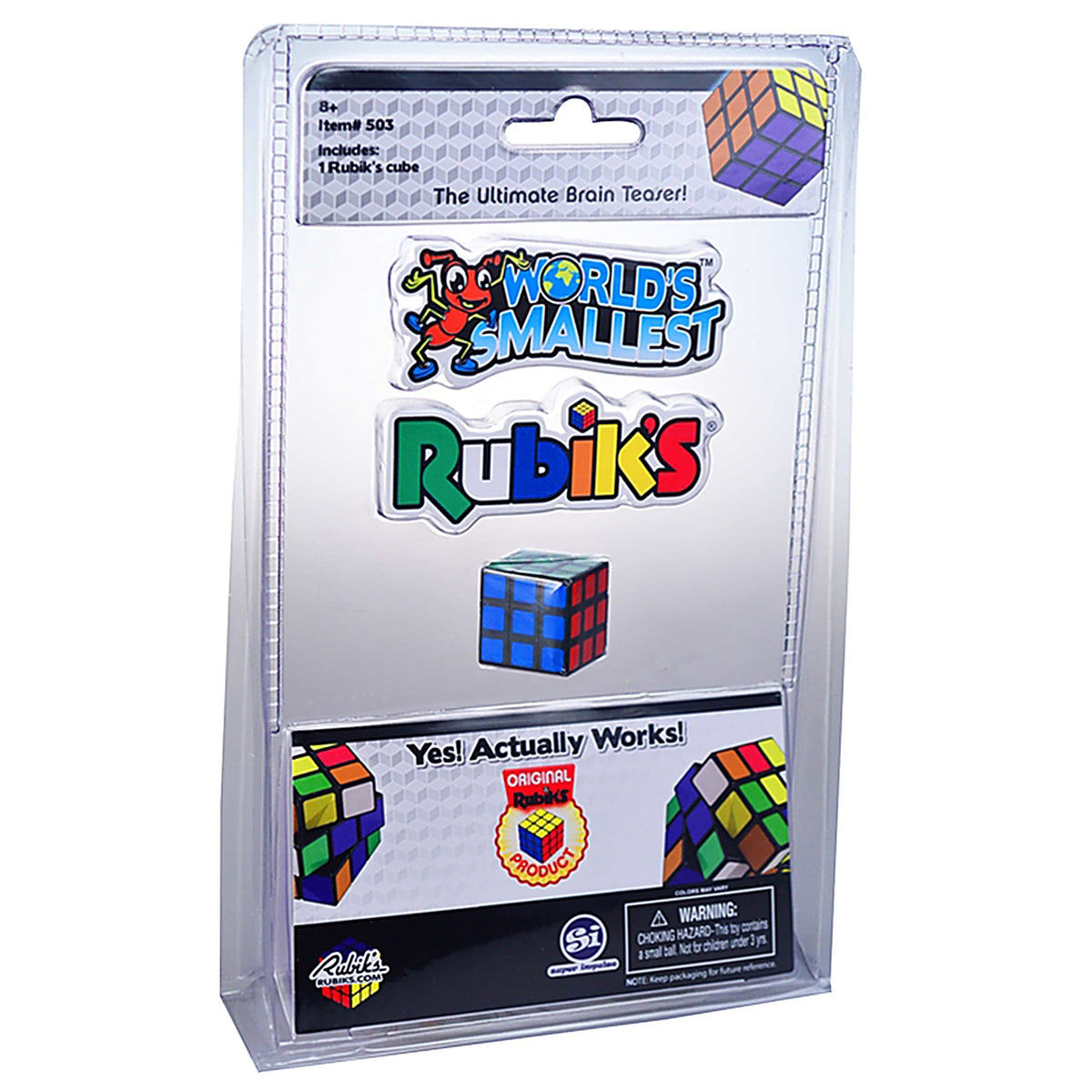Super Impulse 503 World's Smallest Rubik's Cube Plastic Multicolored