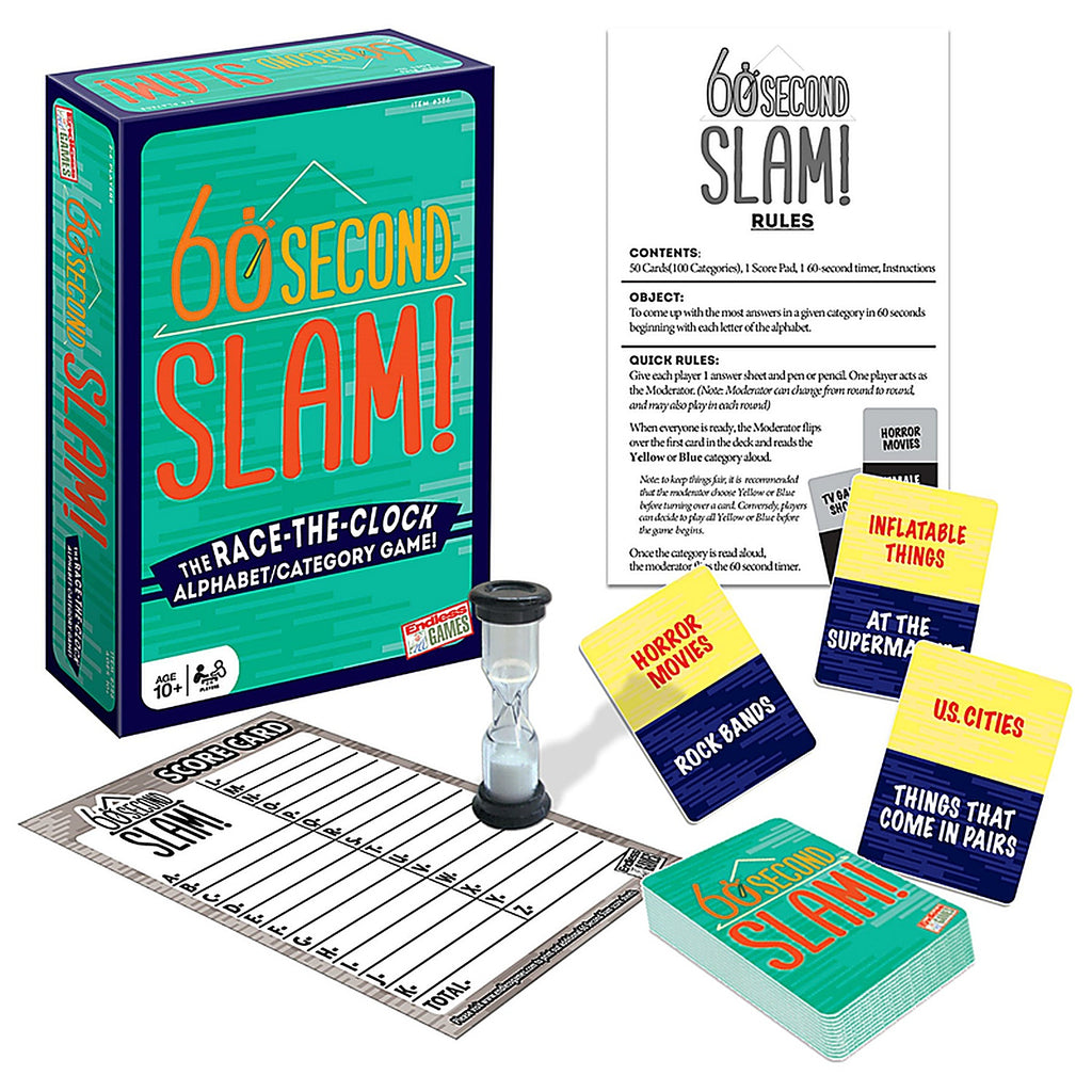 Endless Games 386 60 Second Slam Game Multicolored 52/pc.