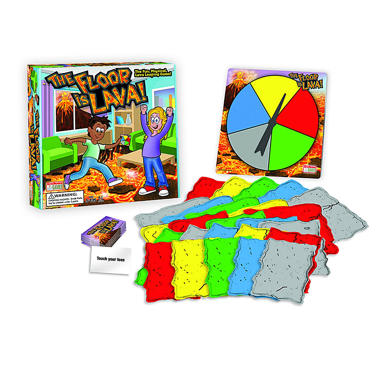 Endless Games 525 The Floor Is Lava Game Multicolored 53/pc.