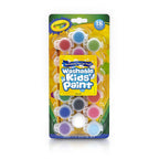 Crayola 54-0125 Kids Washable Paint Set Multicolored 18/pc.