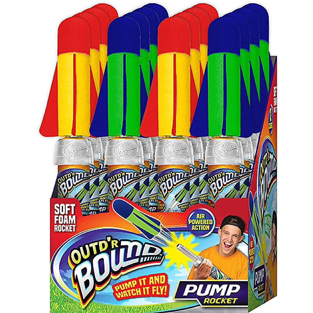 JA-RU 673 Outd'r Bound Pump Rocket Foam Assorted 1/pc.