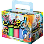 JA-RU 3509 Sidewalk Chalk Assorted 20/pc.