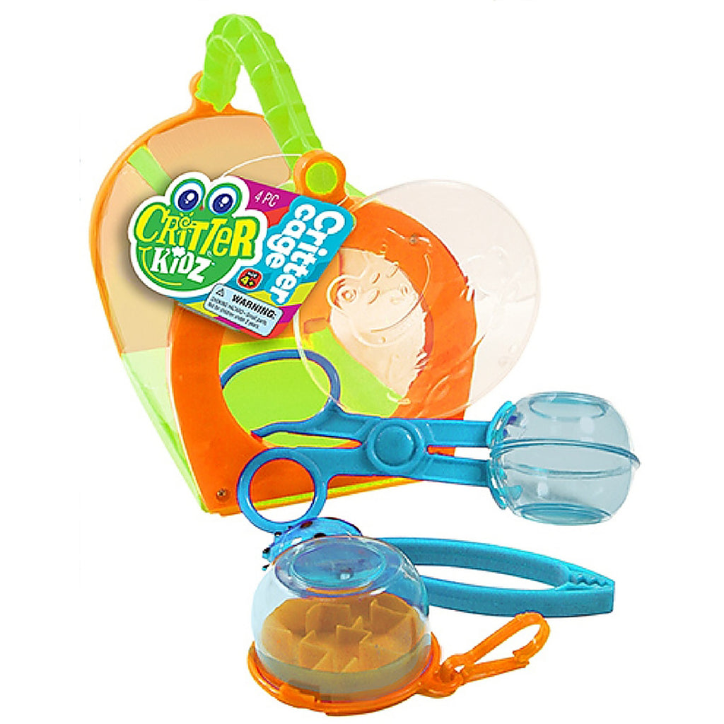 JA-RU 5419 Critter Kidz Critter Cage Plastic Assorted 4/pc.