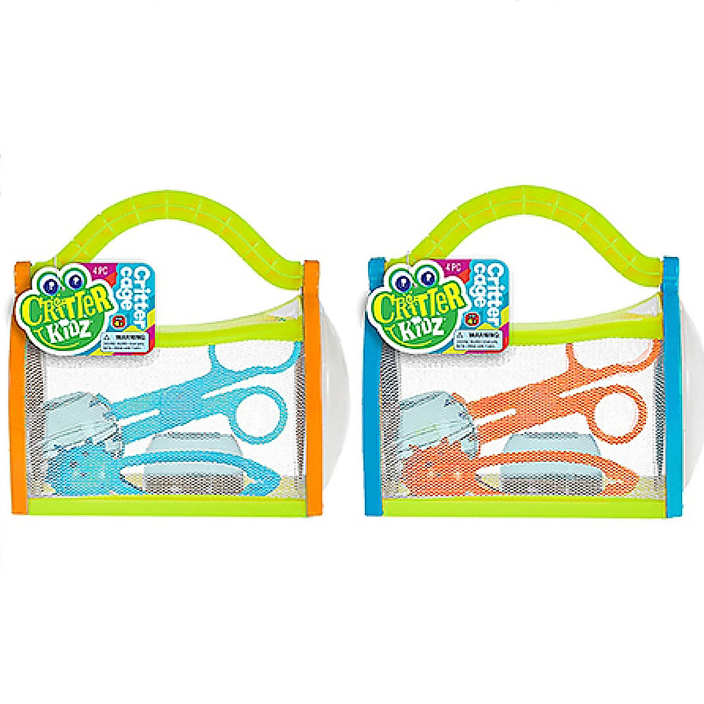 JA-RU 5419 Critter Kidz Critter Cage Plastic Assorted 4/pc.