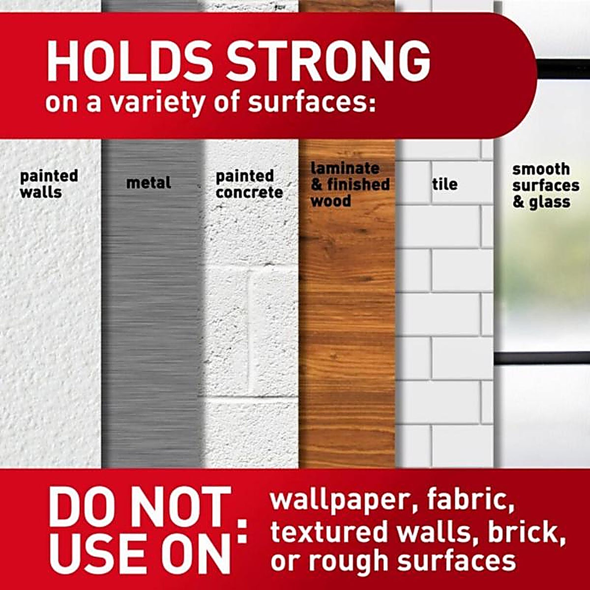 3M 17200-ES Assorted Foam Mounting Strips 3-3/8 in. L 12/Pack