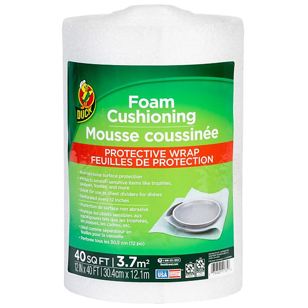 Duck 283279 12 in. W x 40 ft. L Foam Cushioning Roll