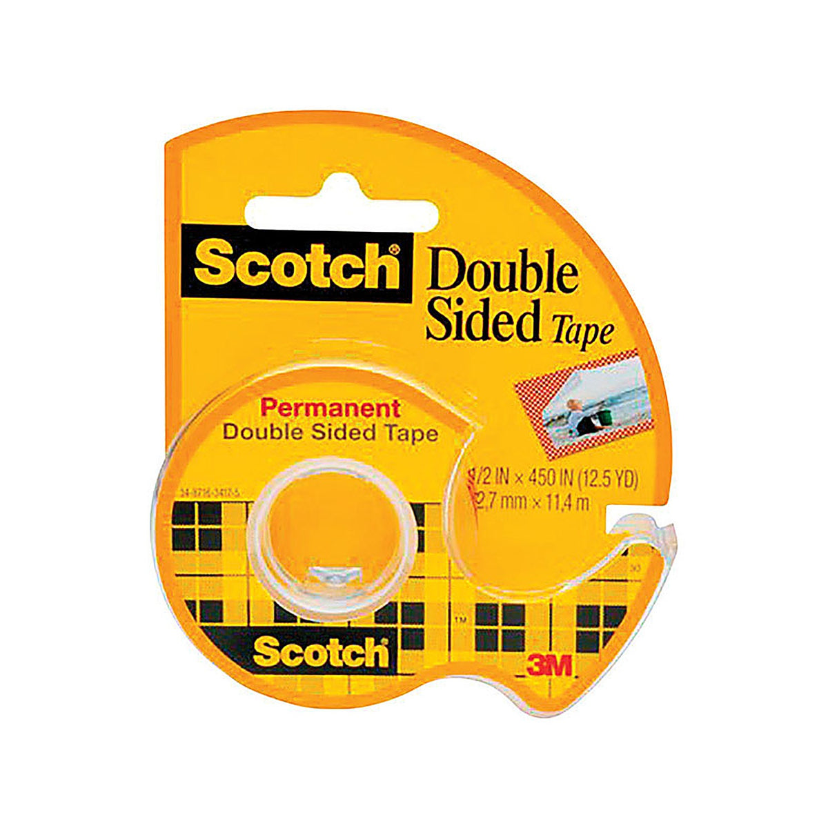 3M CLIP-137 Scotch Double Sided Double Sided Tape Clear