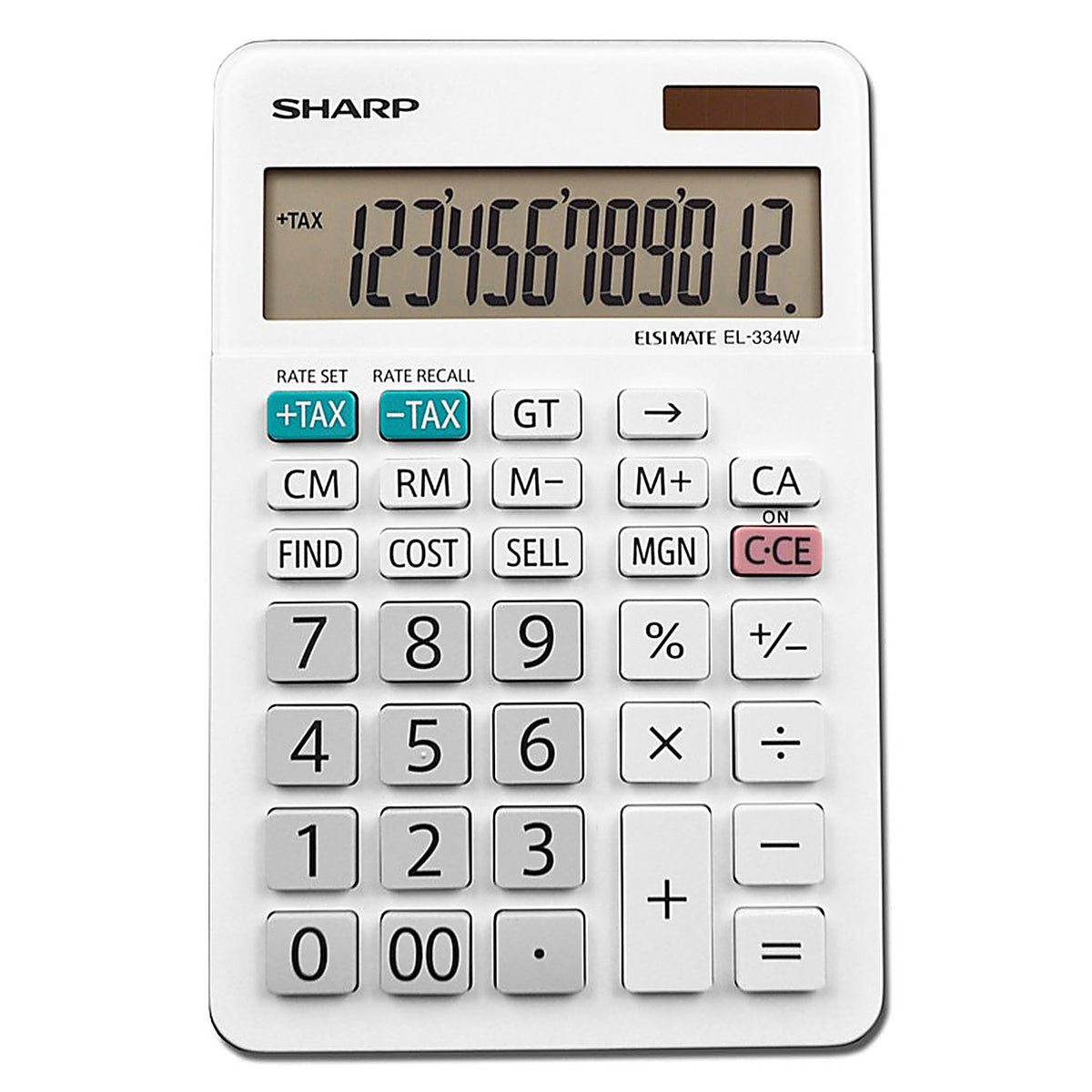 Sharp EL-334WB 12 digit Calculator