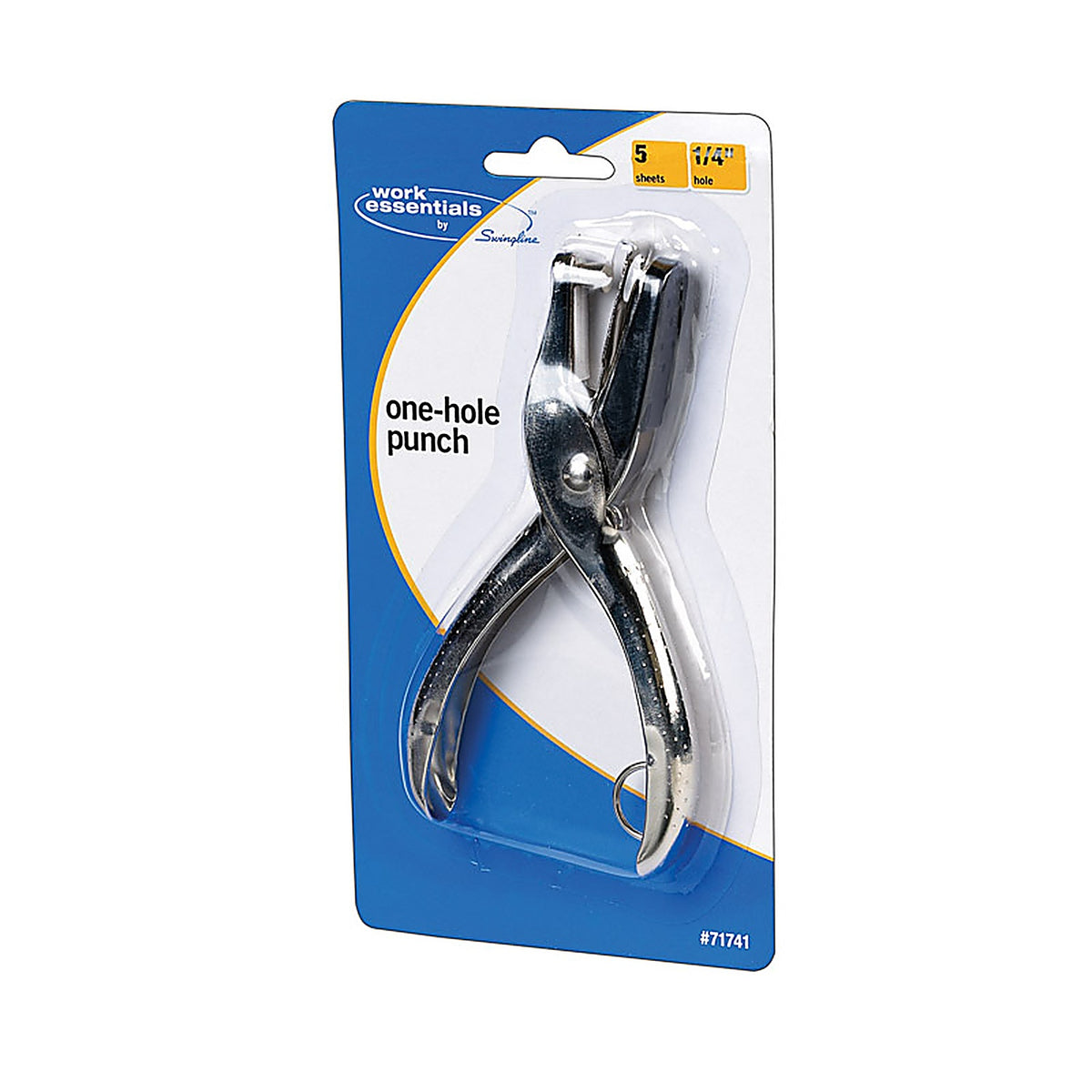 Swingline A7074005B 1 hole Paper Punch Silver 5 sheet