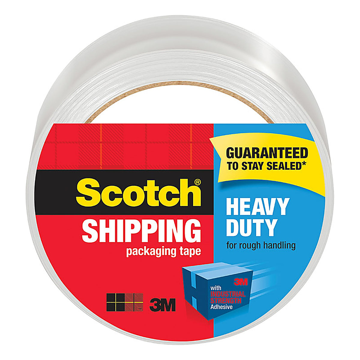 3M 3850 Scotch Heavy Duty Packaging Tape Clear