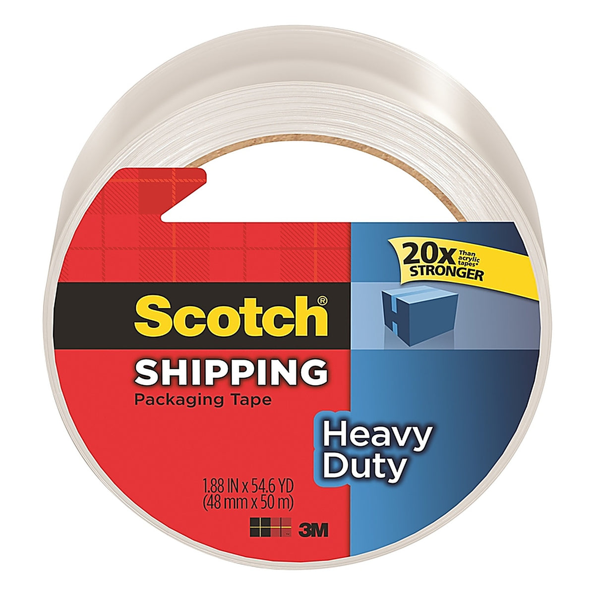3M 3850 Scotch Heavy Duty Packaging Tape Clear