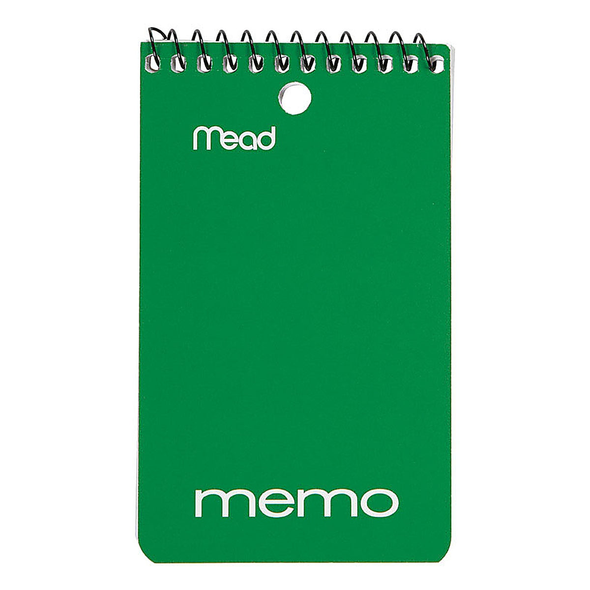 Mead 45354 3 in. W x 5 in. L Wide Ruled Spiral Memo Book