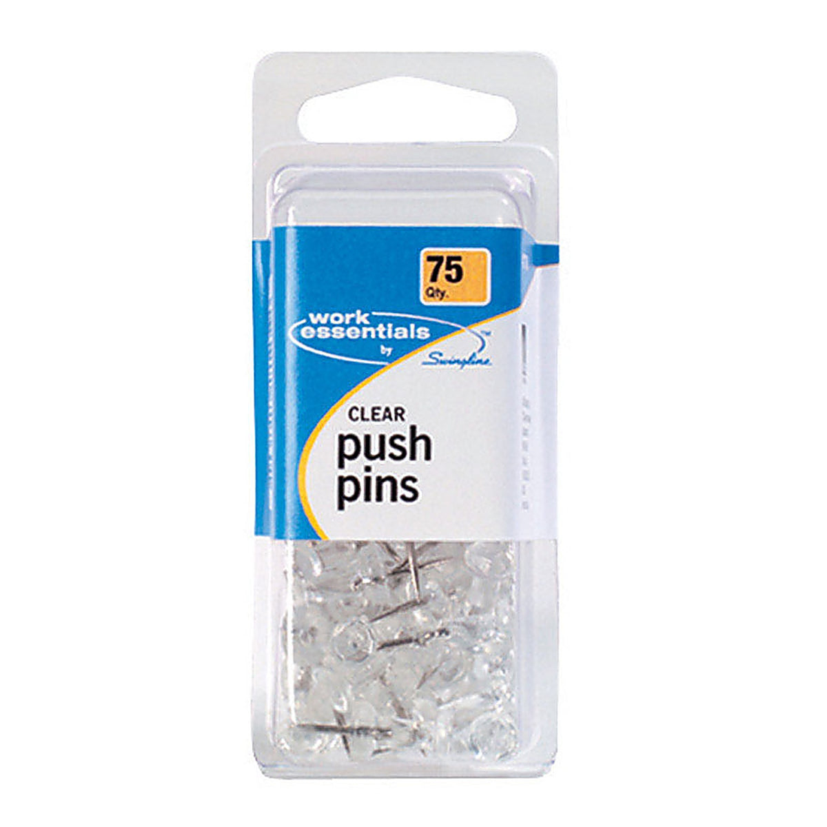 Swingline S7071760 Work Essentials Push Pins 75/Pack