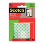 3M 111P Scotch Double Sided 1 in. W x 1 in. L Mounting Squares White