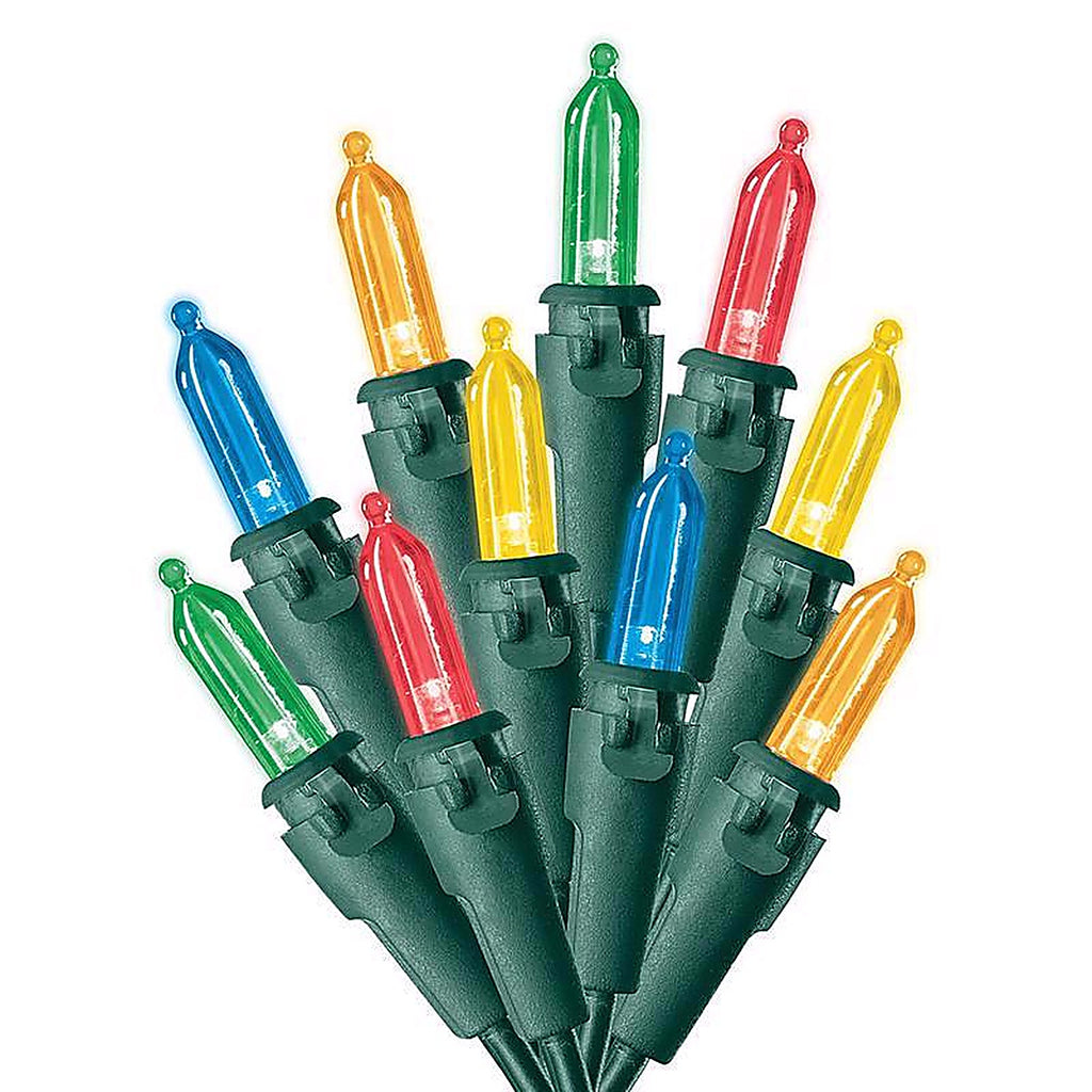Celebrations 40841-71 LED Multi-color 100 count String Christmas Lights 24.5 ft.