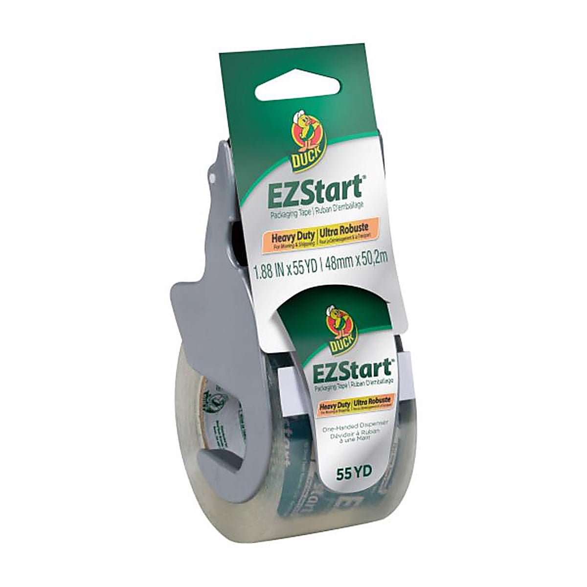 Duck 1259457 EZ Start 1.88 in. W x 55 yd. L Packing Tape Clear