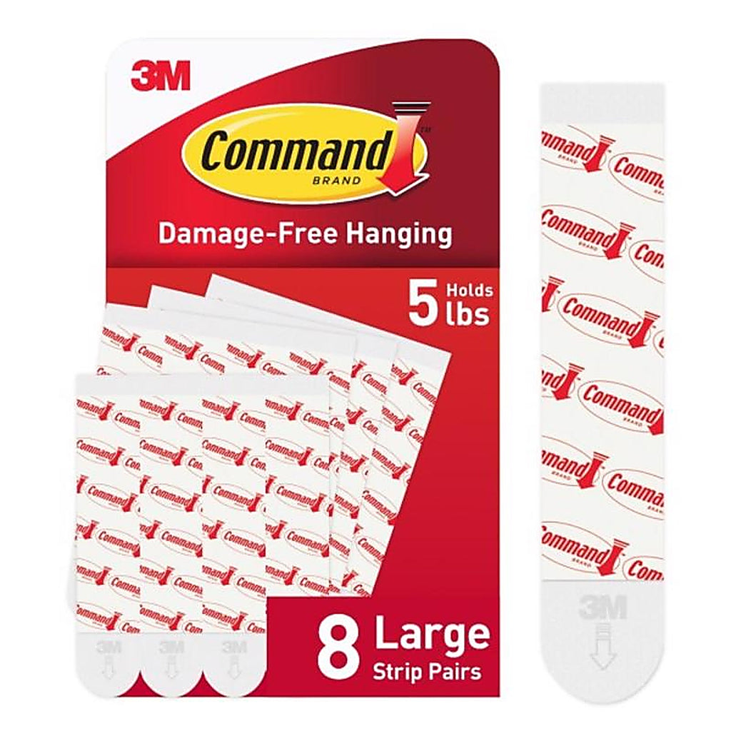 3M 17023P-ES Large Foam Adhesive Strips 4 in. L 1/Pack