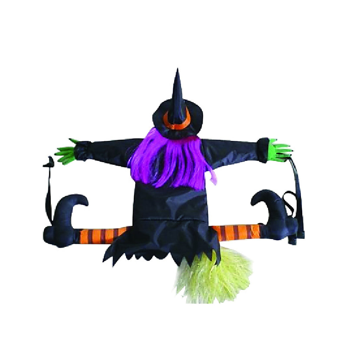 Gemmy 60073 Crashing Witch Hanging D'cor