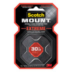 3M 414H Scotch-Mount Double Sided Mounting Tape Black