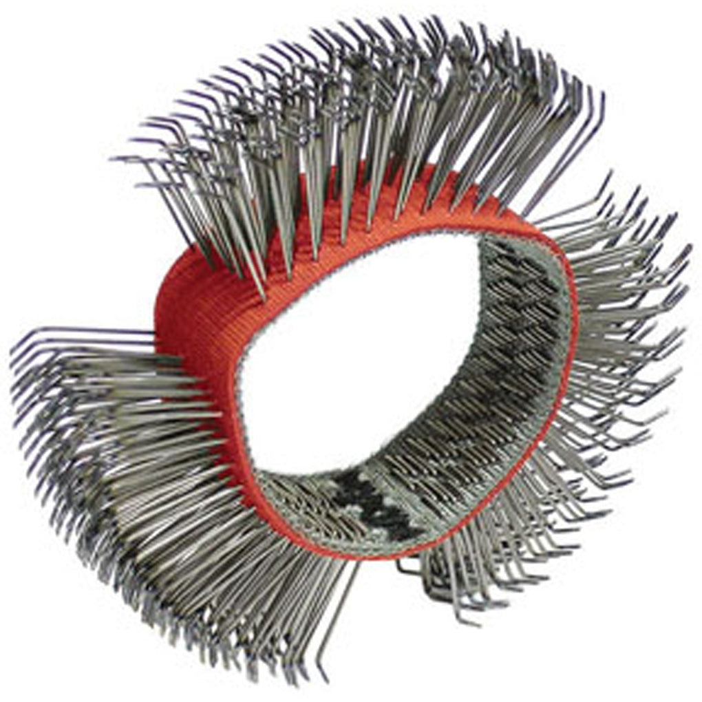 DYNABRADE 92248 4" (102 mm) Dia. x 1/2" (13 mm) W Bent Coarse Wire Wheel