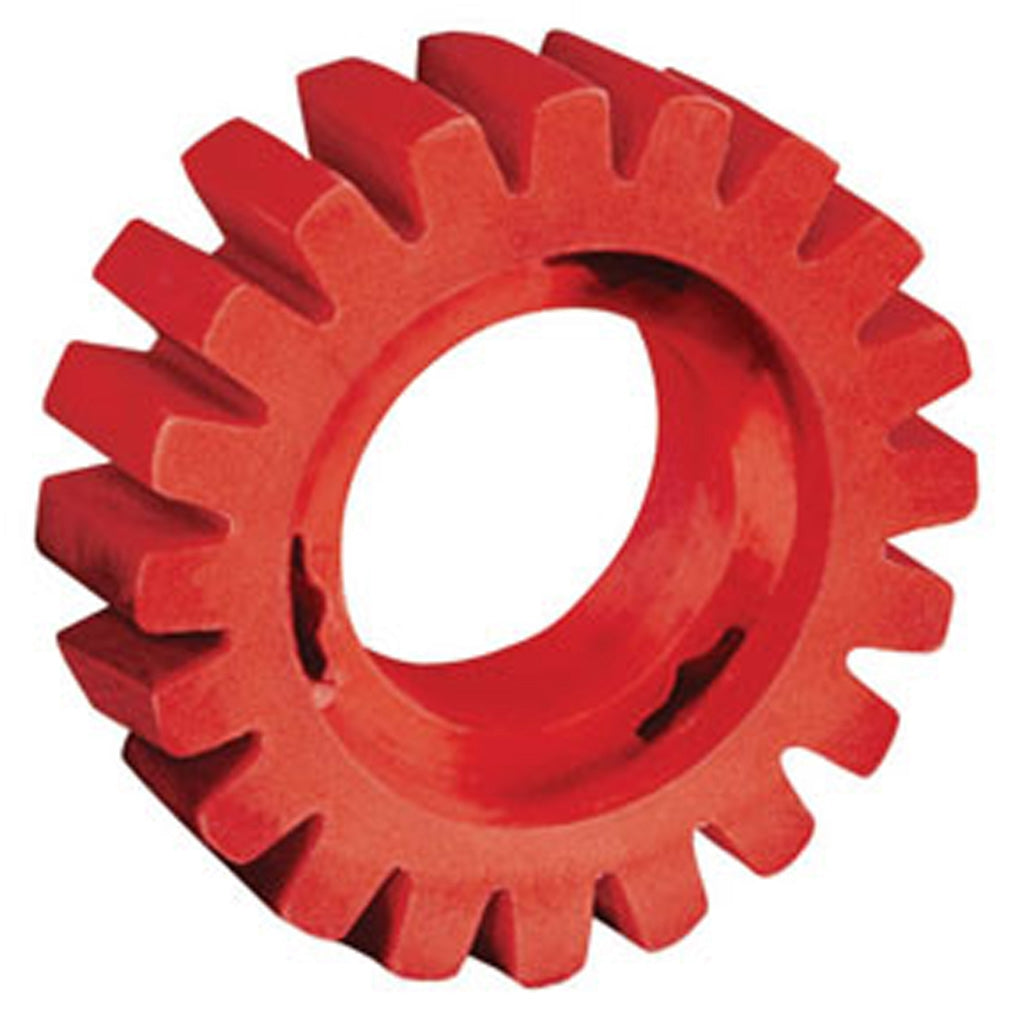 DYNABRADE 92255 4" (102 mm) Dia. x 1-1/4" (32 mm) Wide RED-TRED Eraser Wheel