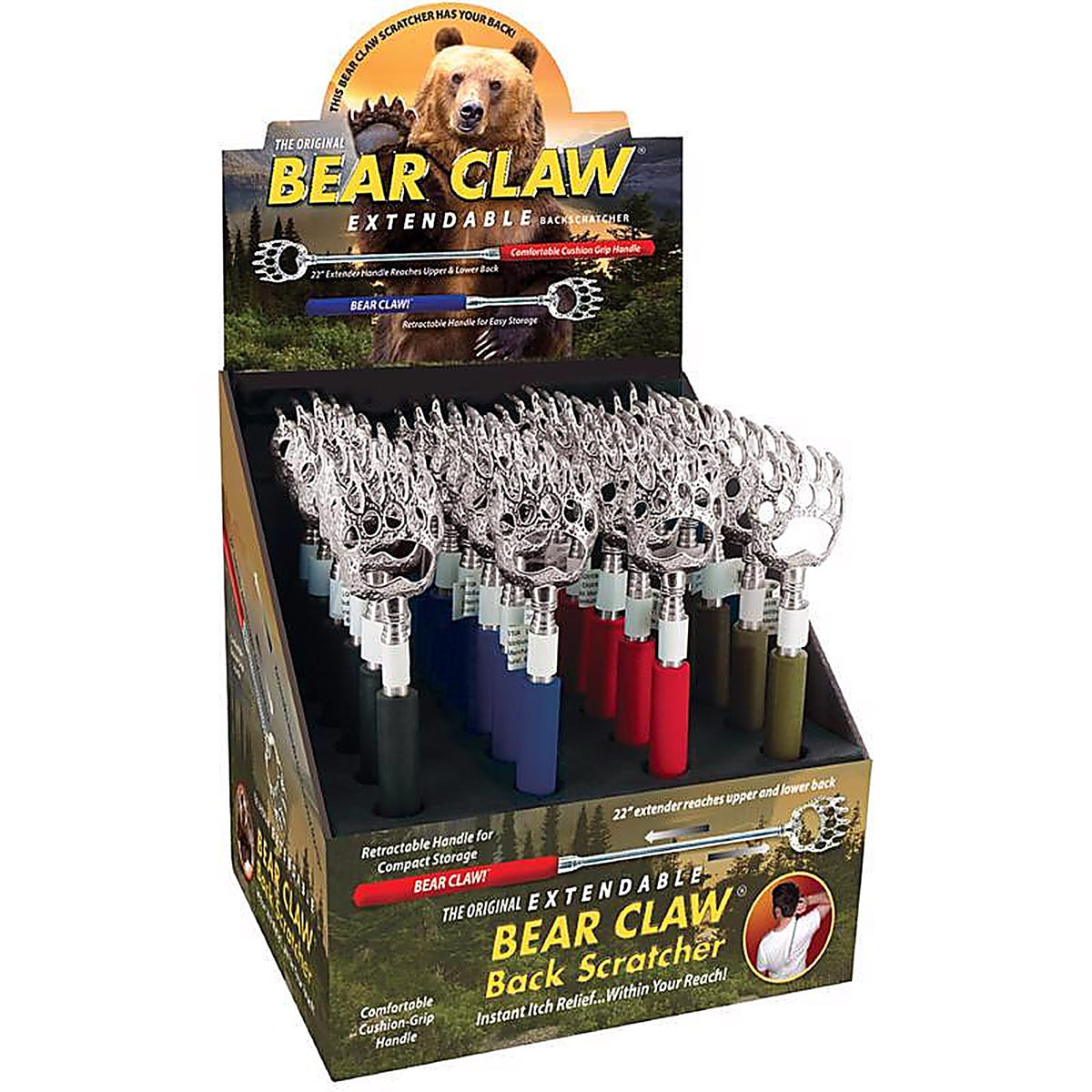 DM Merchandising B-CLAW Bear Claw Health and Beauty Back Scratcher 24/Pack