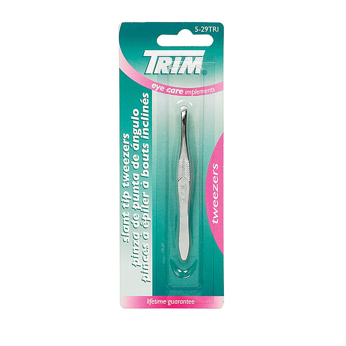 Trim 5-29B Silver Tweezers 1/Pack